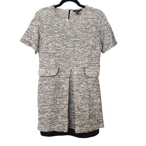 Forever‎ 21 Tweed Dress - Short Sleeve Career Casual - L